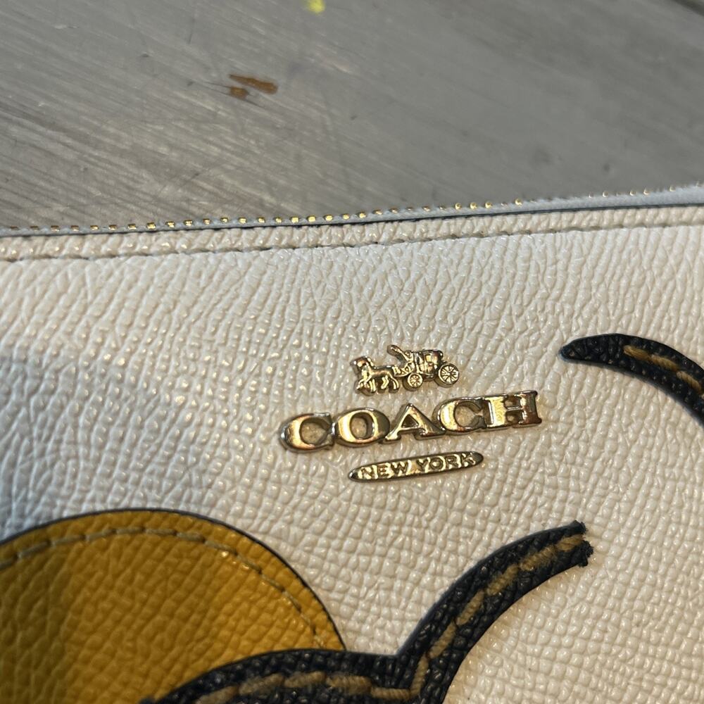 Coach Zip Around Wallet Sunset Bird Lake Motif *read* - Picture 2 of 11